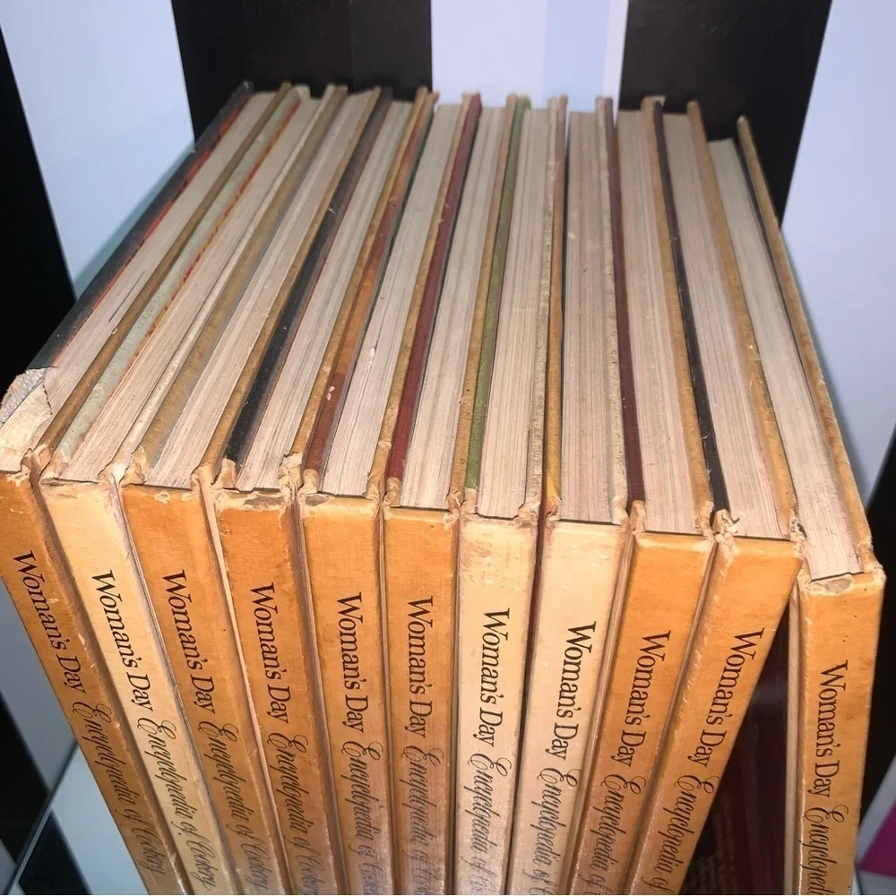 Woman's Day Mid-Century Vintage Hardcover Reference/Display Cookbooks Set of 11